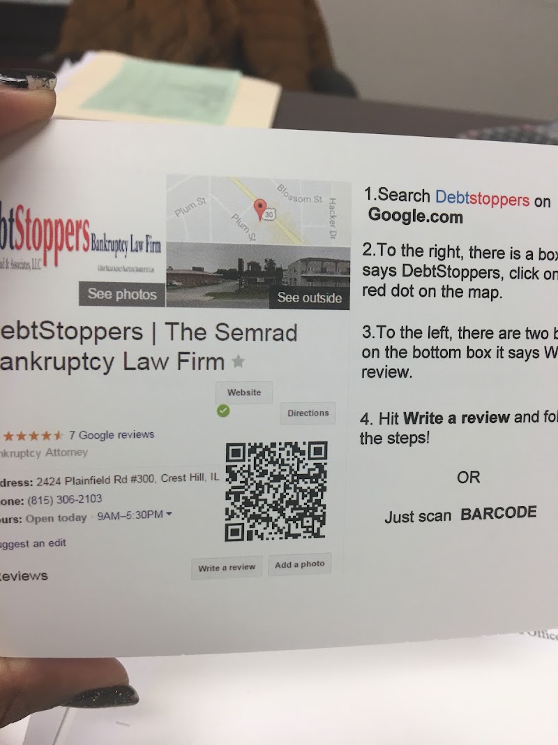 Debtstoppers: Bankruptcy Law Firm - Crest Hill, IL